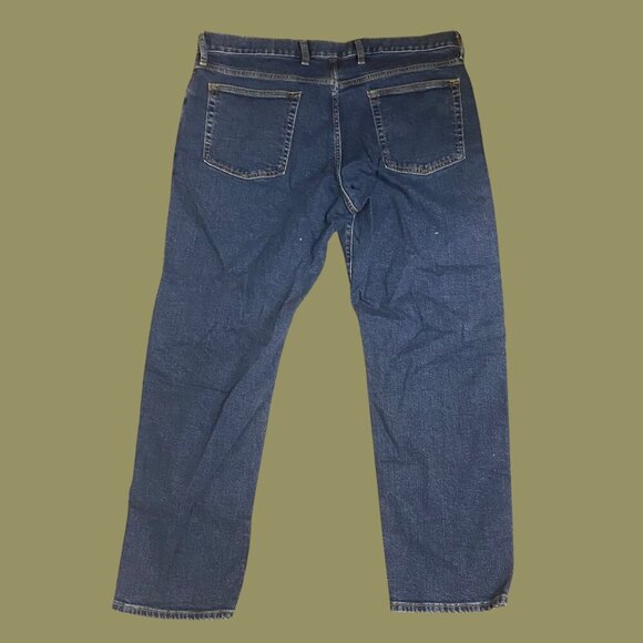 GAP Men’s Straight Fit Jeans – Dark Wash – Size 38x30 – Classic Everyday Denim - Picture 4 of 11